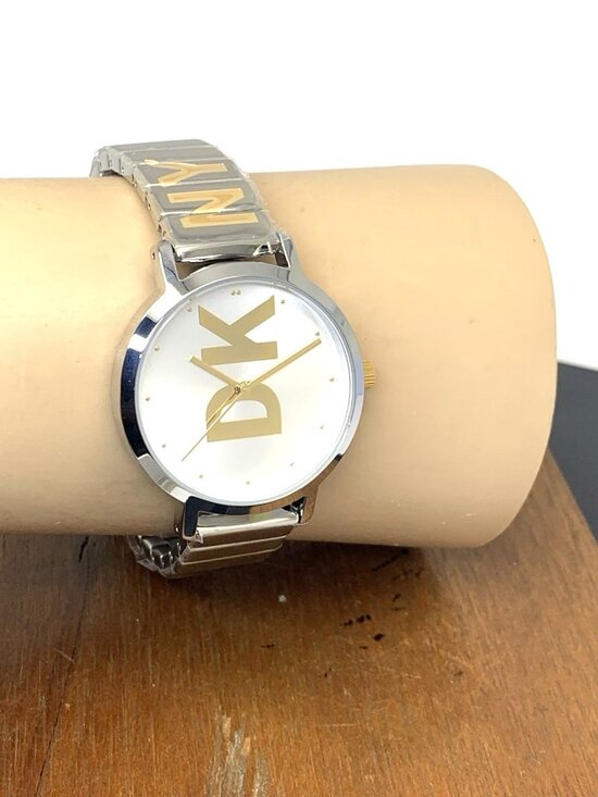 DKNY Women\'s Watch NY2999 Modernist Quartz Gold Silver Stainless Steel 32mm main image 13